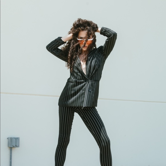 Striped blazer - Picture 2 of 2